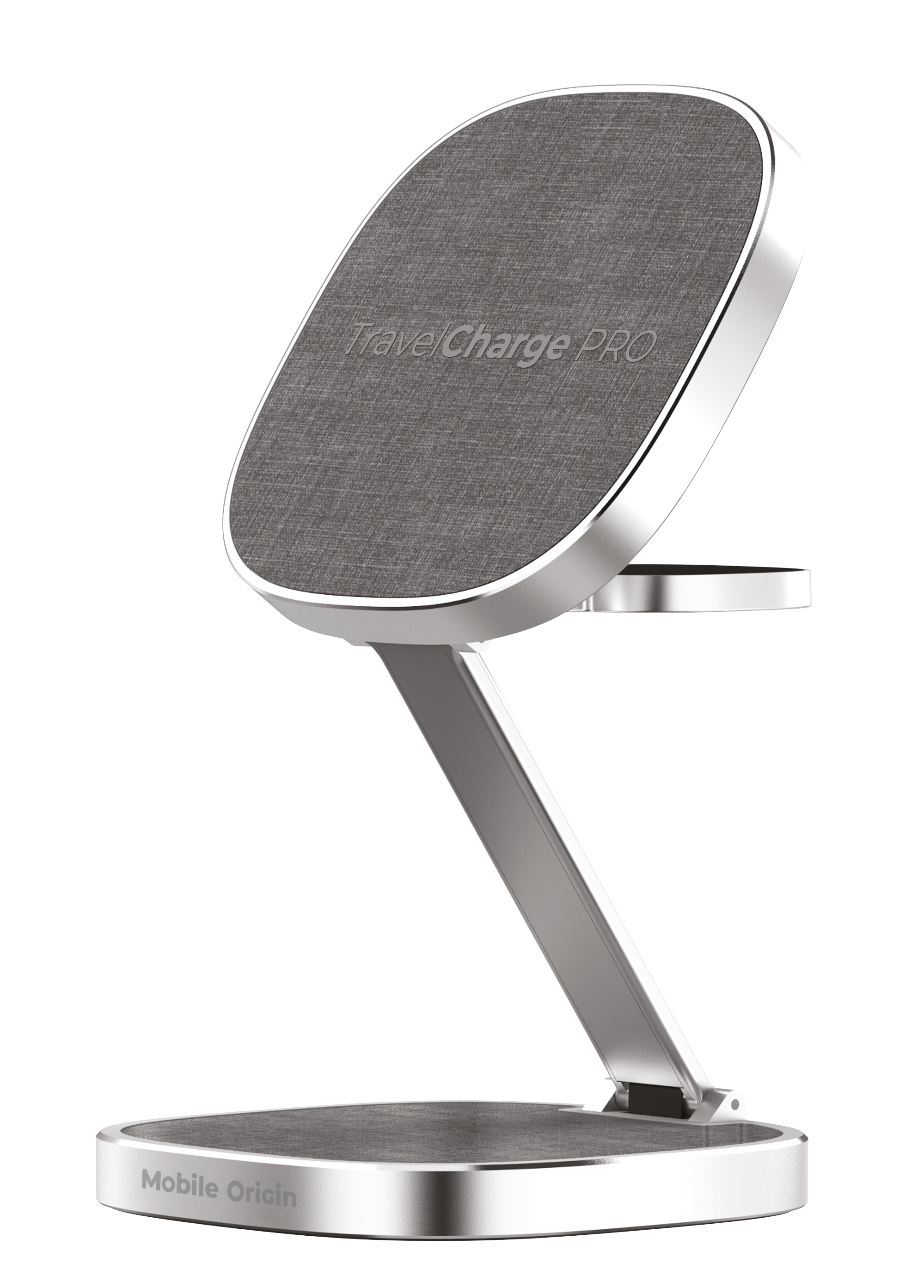 Mobile Origin TravelCharge Pro vezeték nélküli töltő - ezüst