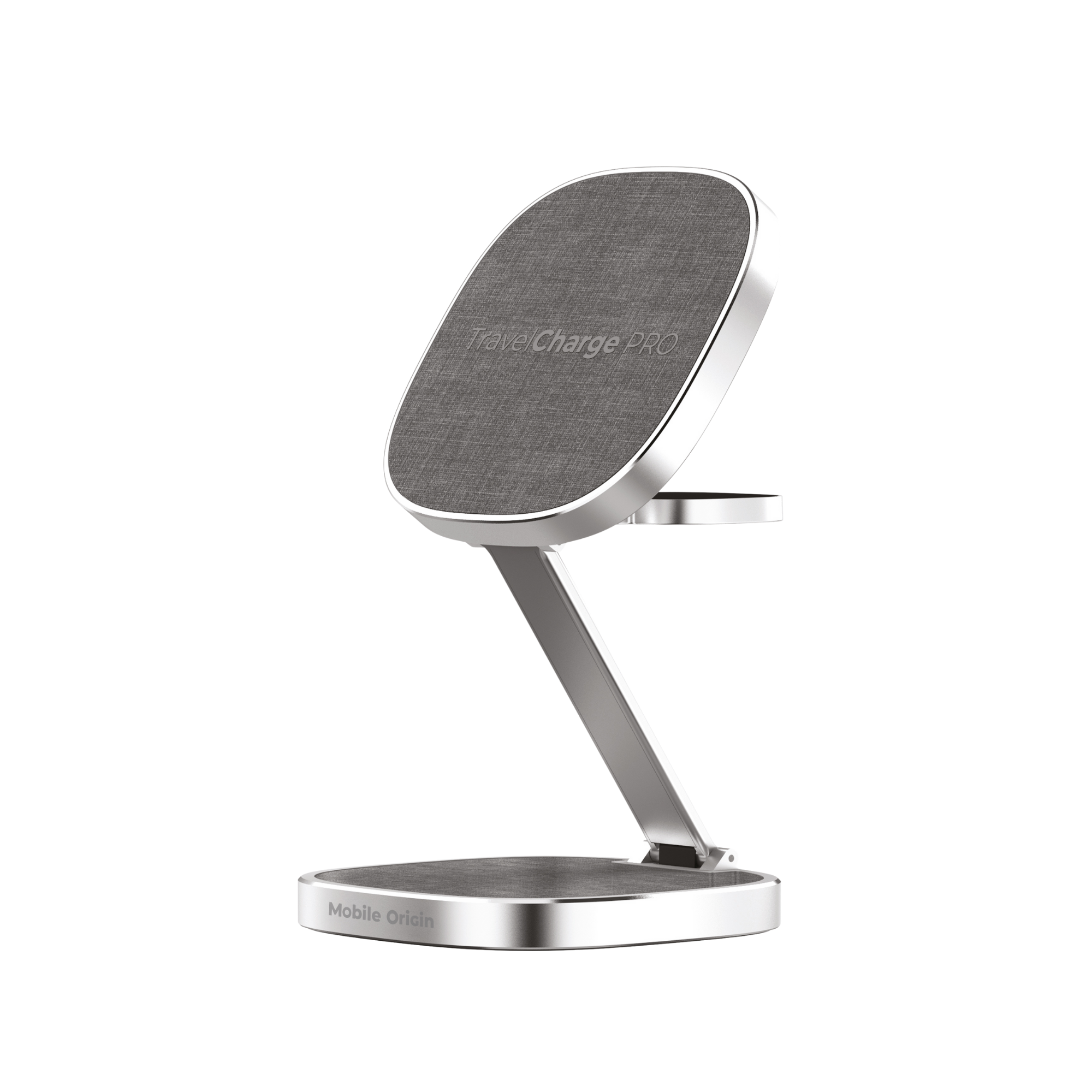 Mobile Origin TravelCharge Pro vezeték nélküli töltő - ezüst