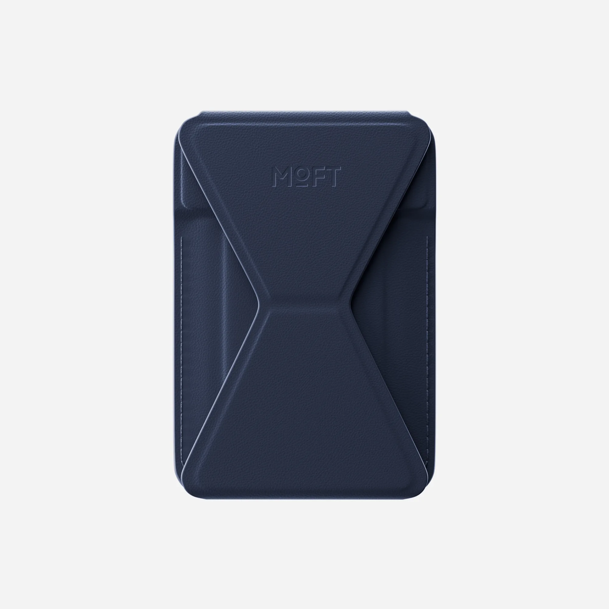 MOFT Snap-on Phone Stand & Wallet AERA (3 cards) - Navy Blue