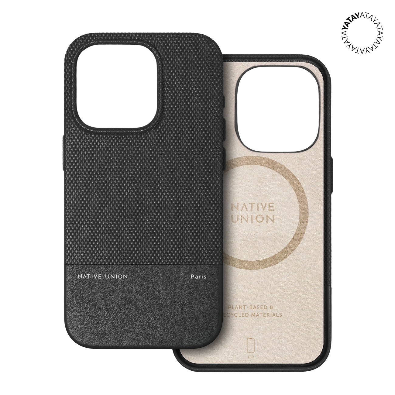 NATIVE UNION (Re)Classic iPhone 15 Pro bőrtok - fekete
