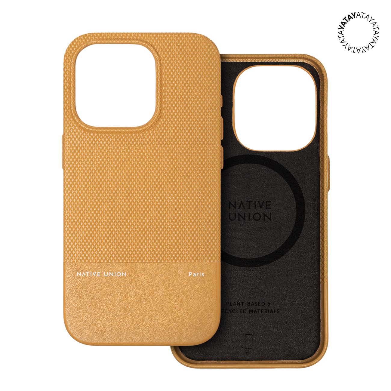 NATIVE UNION (Re)Classic iPhone 15 Pro bőrtok - sárga