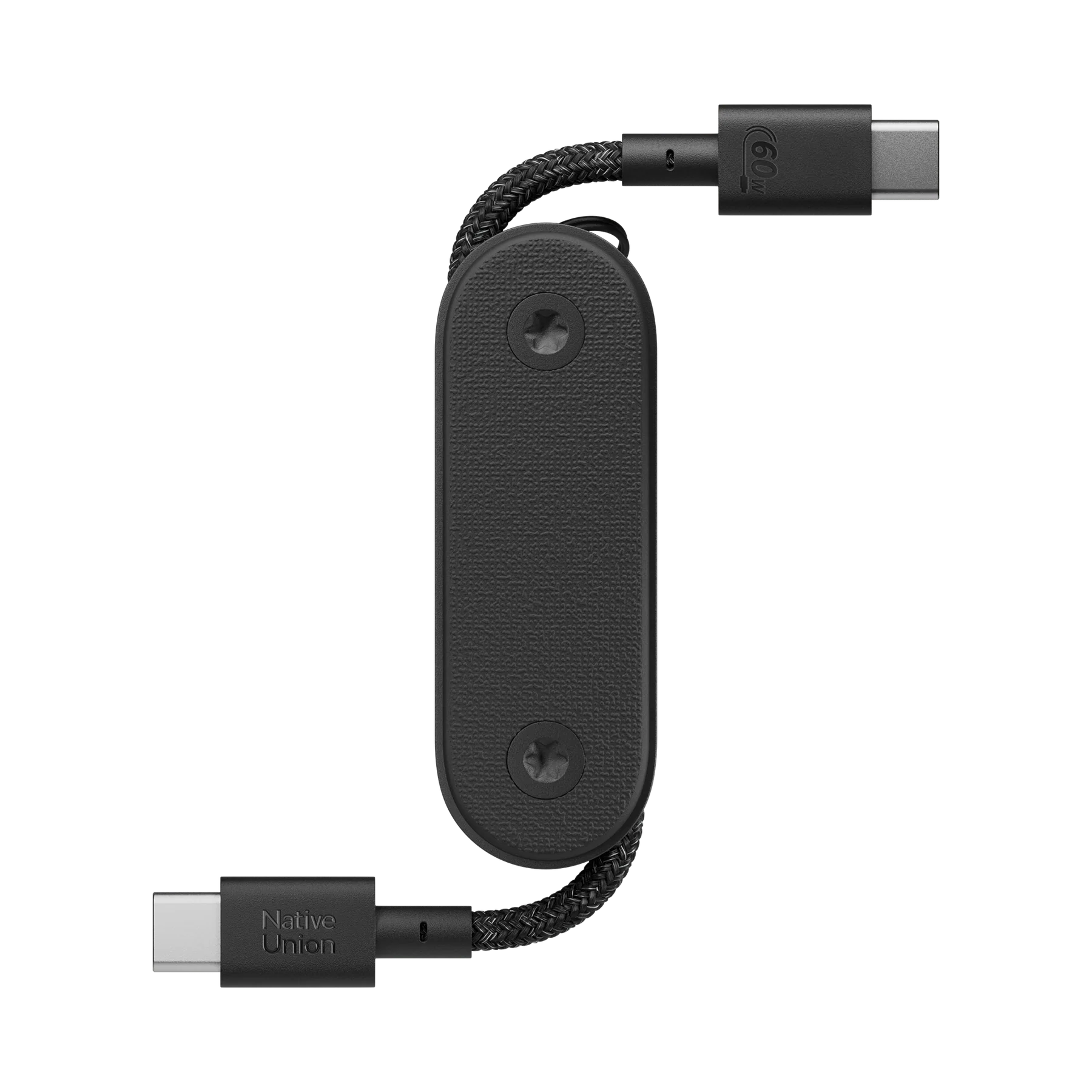 Native Union Pocket Cable kulcstartós USB-C töltőkábel, 60W - fekete