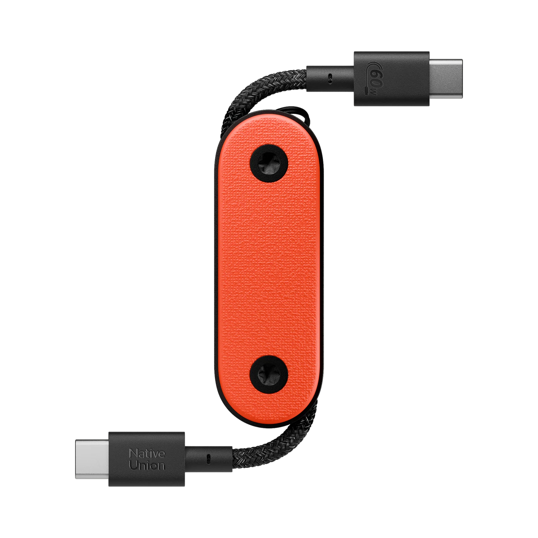 Native Union Pocket Cable kulcstartós USB-C töltőkábel, 60W - piros