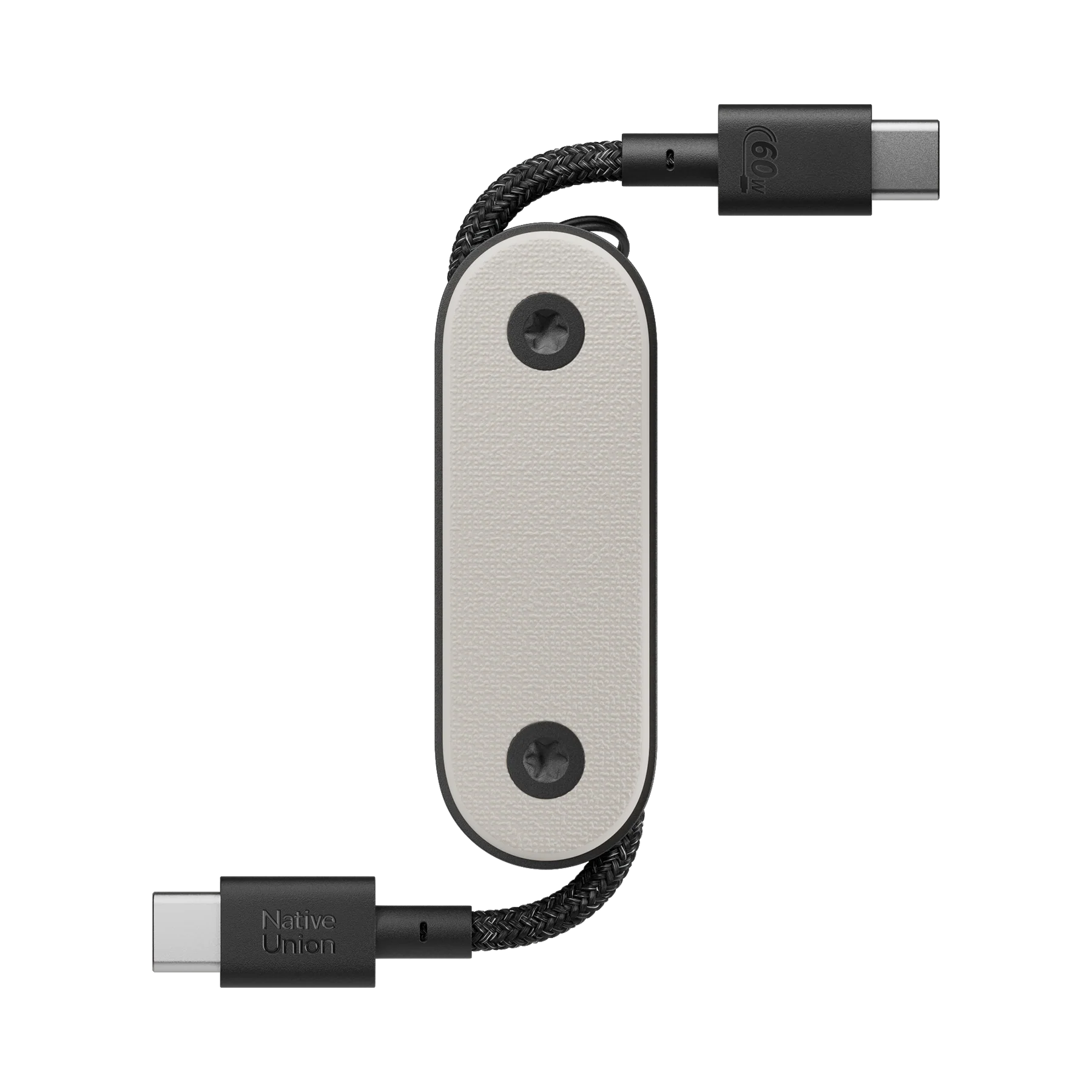 Native Union Pocket Cable kulcstartós USB-C töltőkábel, 60W - szürke