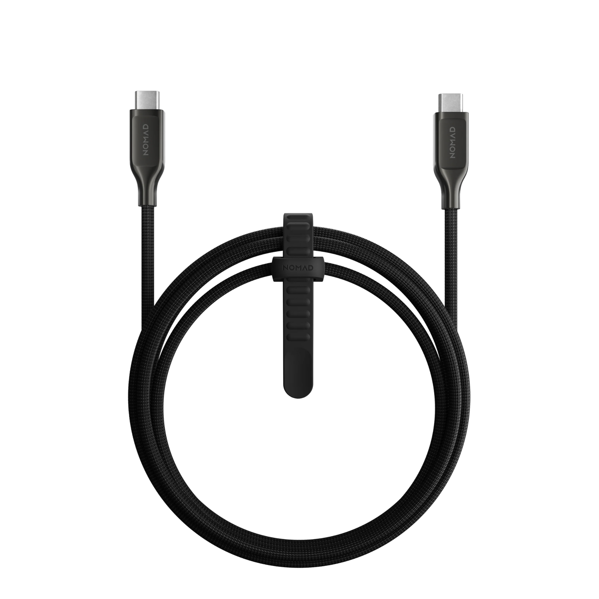 NOMAD Kevlar USB-C to USB-C kábel 1.5m - szénszürke