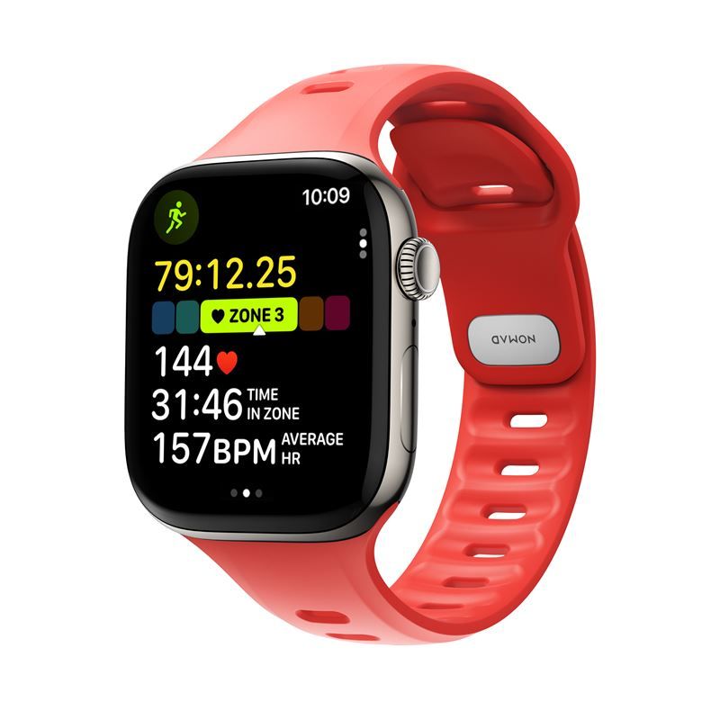 NOMAD Tempo Band for Apple Watch 44/45/46/49mm - piros