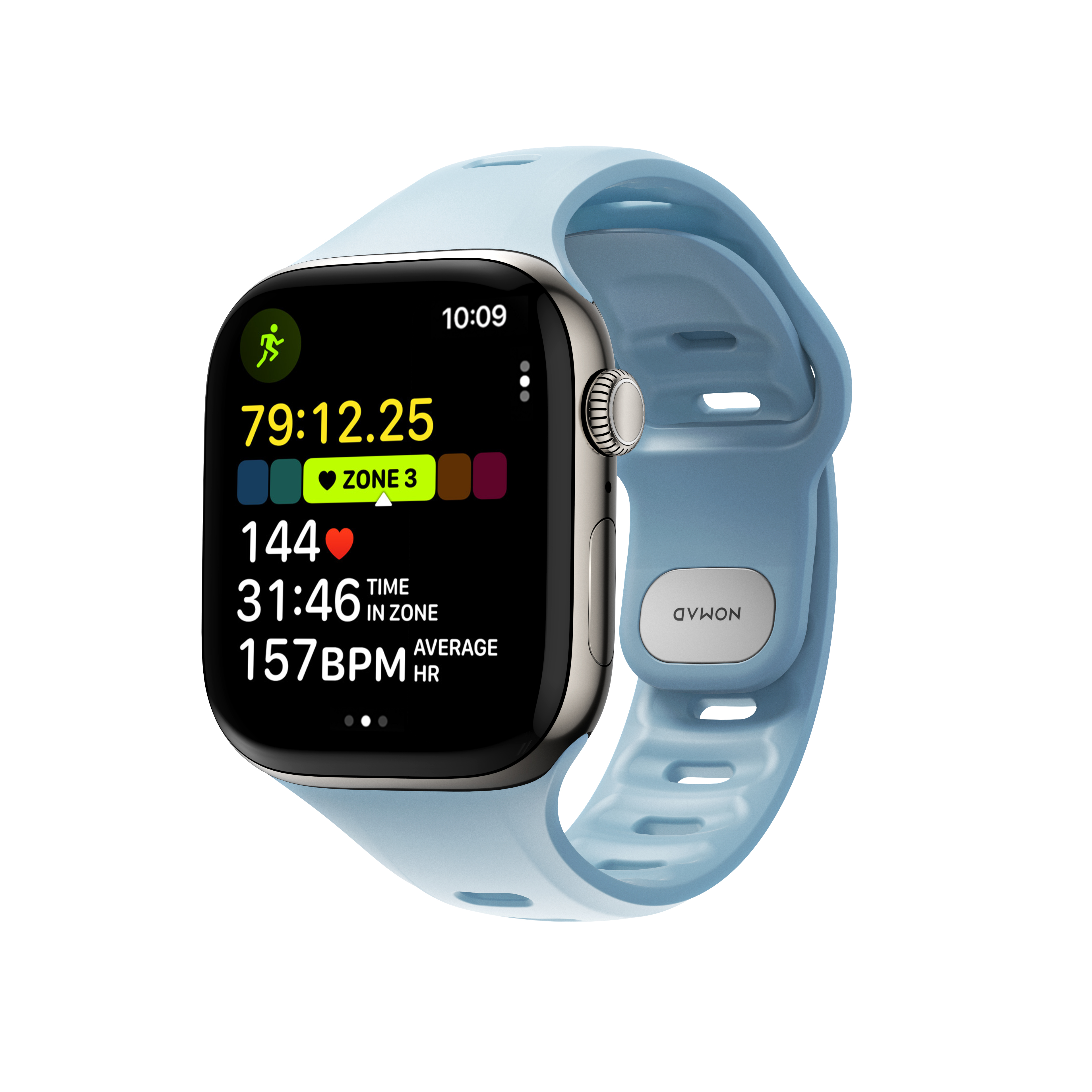 NOMAD Tempo Band Apple Watch 38/40/41/42mm - világoskék