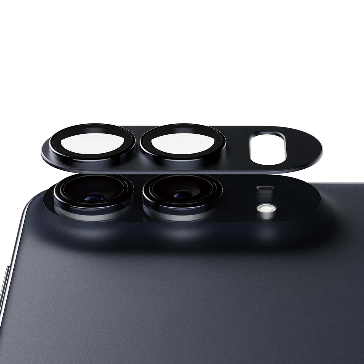 PanzerGlass Fender iPhone Duo kameralencse-védő - éjfekete