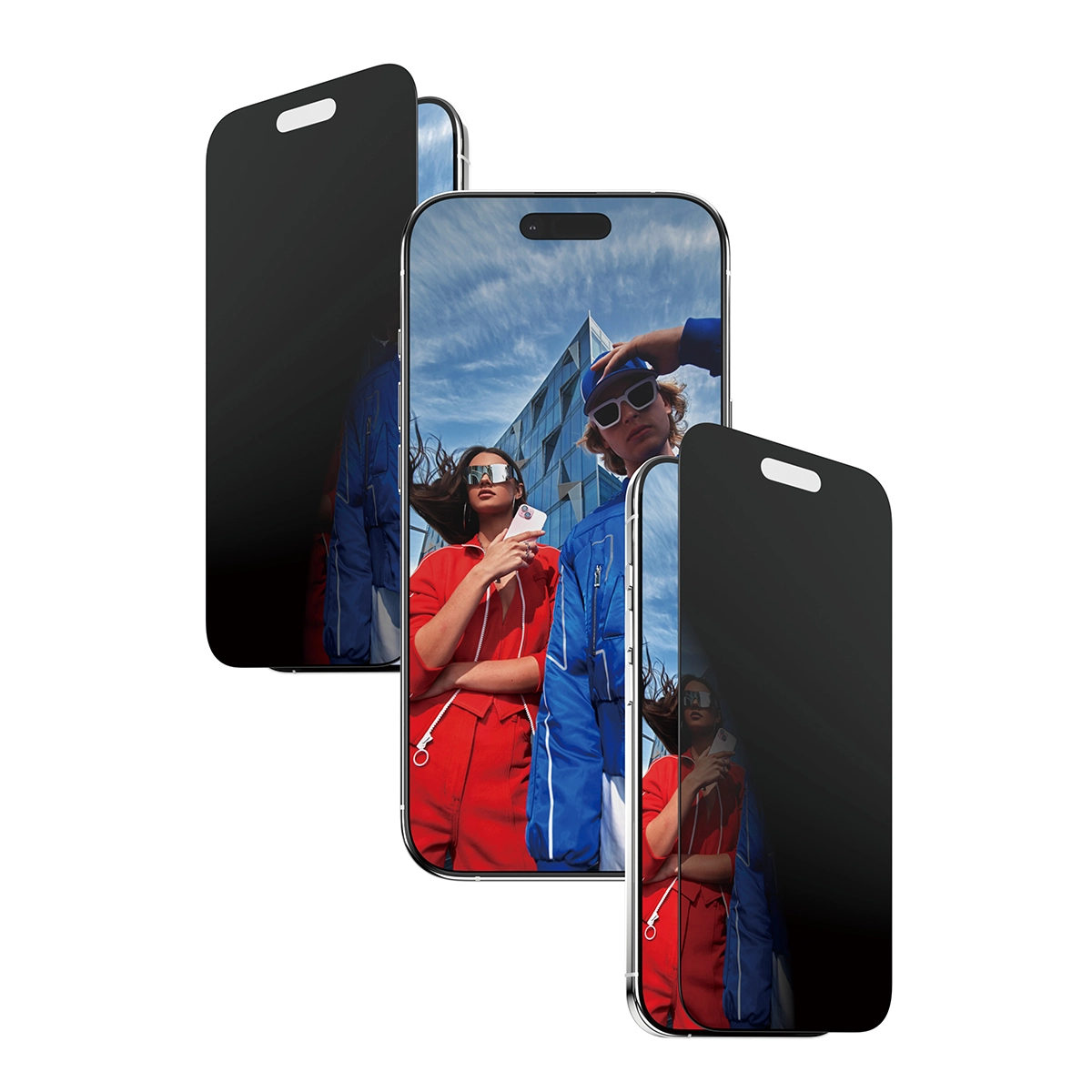 PANZERGLASS Ultra-Wide Fit iPhone Air kijelzővédő üvegfólia - betekintésgátló