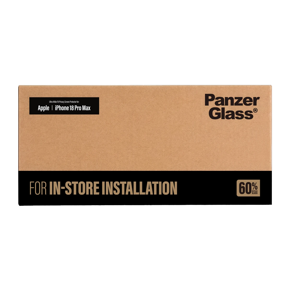 PanzerGlass Ultra-Wide Fit iPhone 18 Pro Max kijelzővédő üvegfólia - betekintésgátló