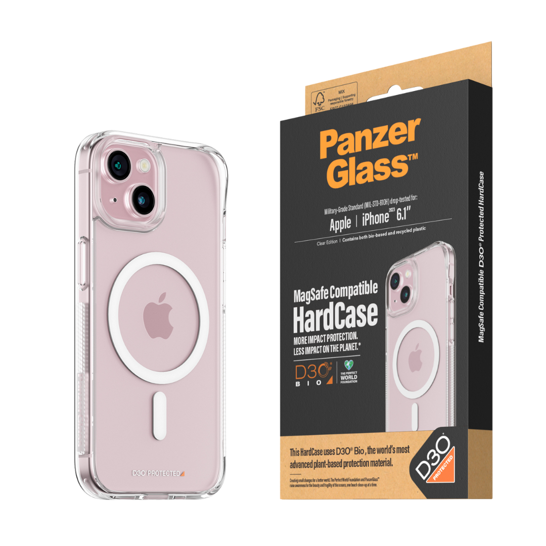 PANZERGLASS D3O HardCase iPhone 15 MagSafe kompatibilis tok