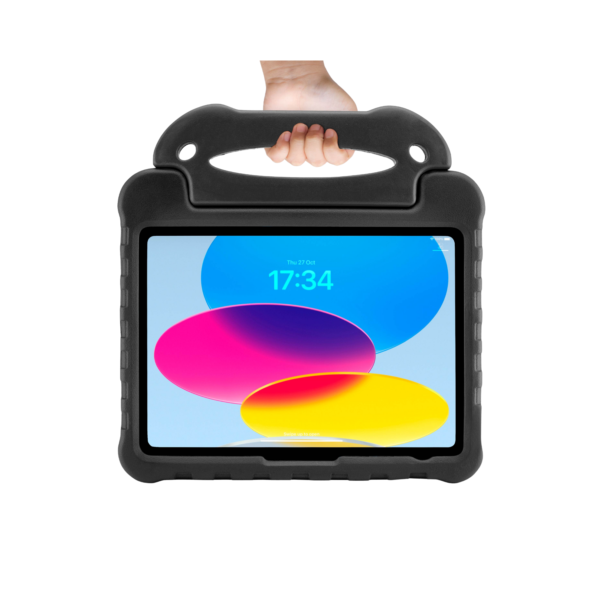 Pipetto iPad 11" vastag tok gyerekeknek - fekete