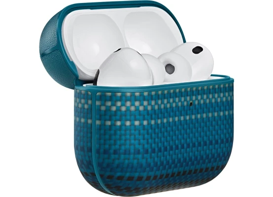 Pitaka AirPods Pro 3 mágneses aramid tok - kék