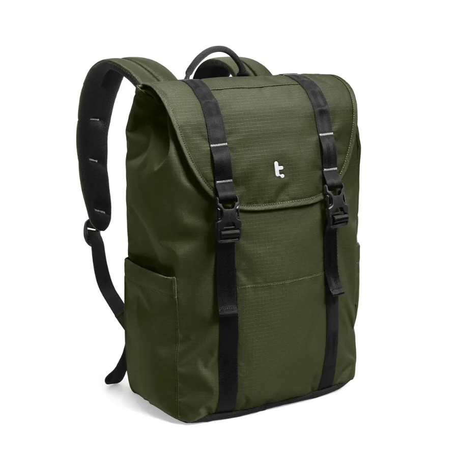 tomtoc VintPack - TA1 Liteway Laptop Backpack, Green