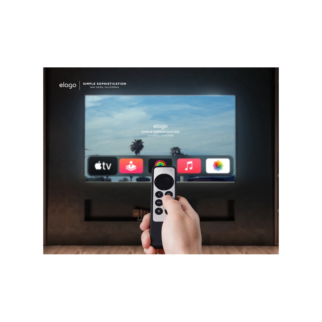 ELAGO R1 Intelli Case for Apple TV Remote 2021 - Black