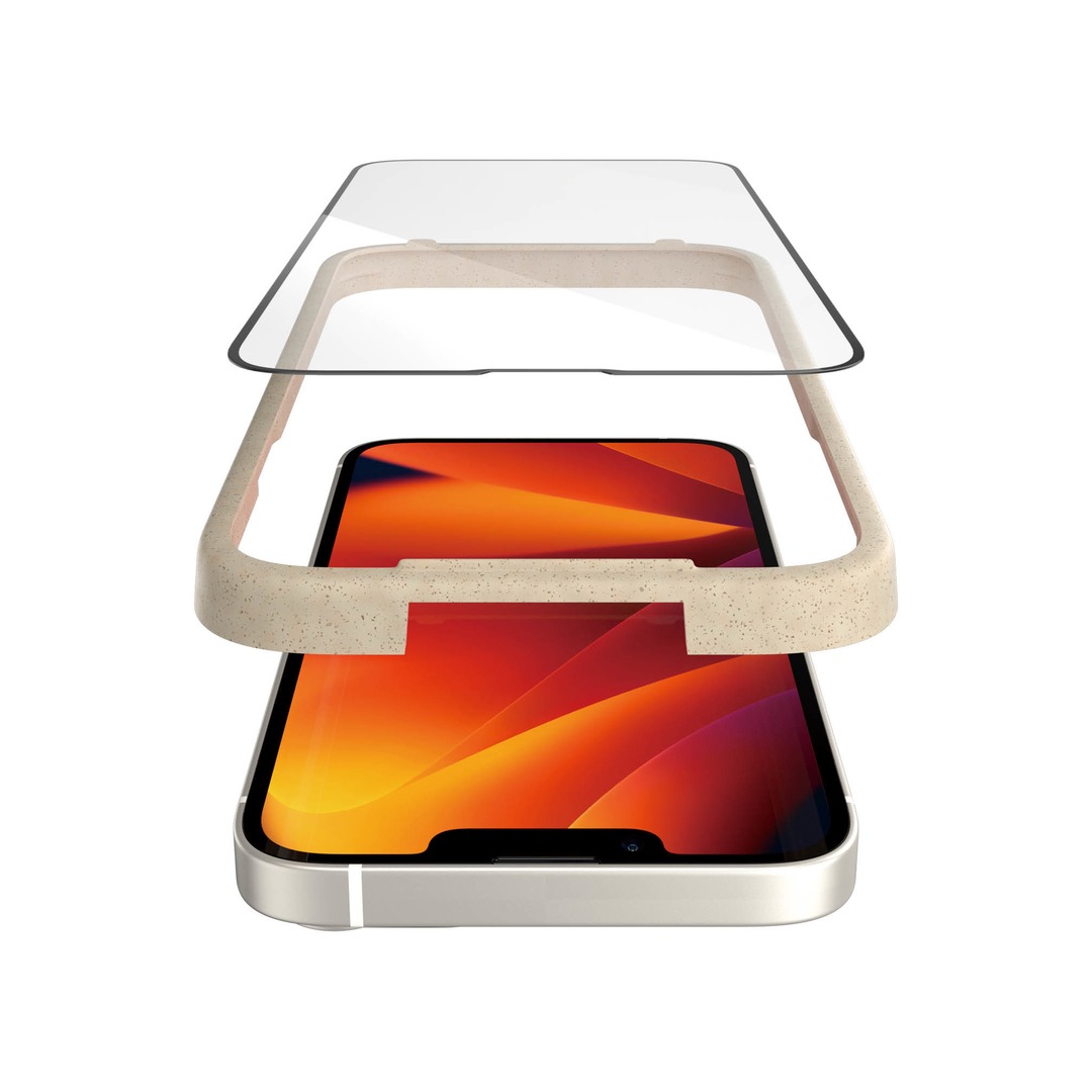 PANZER GLASS Ultra-Wide Fit iPhone 13/13 Pro/14 kijelzővédő üvegfólia applikátorral