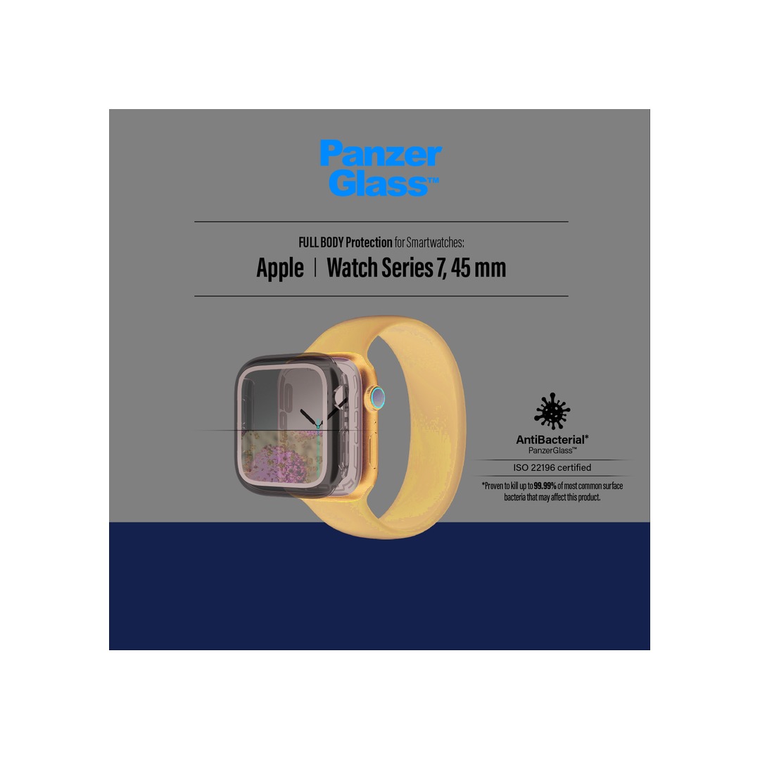 PANZERGLASS Full Body Apple Watch 7/8/9 tok - átlátszó