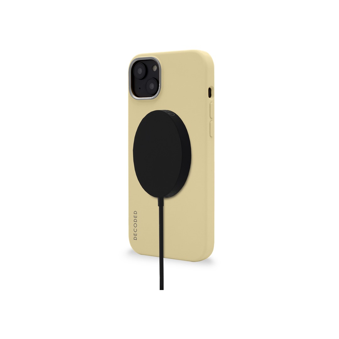 DECODED Silicone Back Cover for iPhone 14 - Sweet Corn