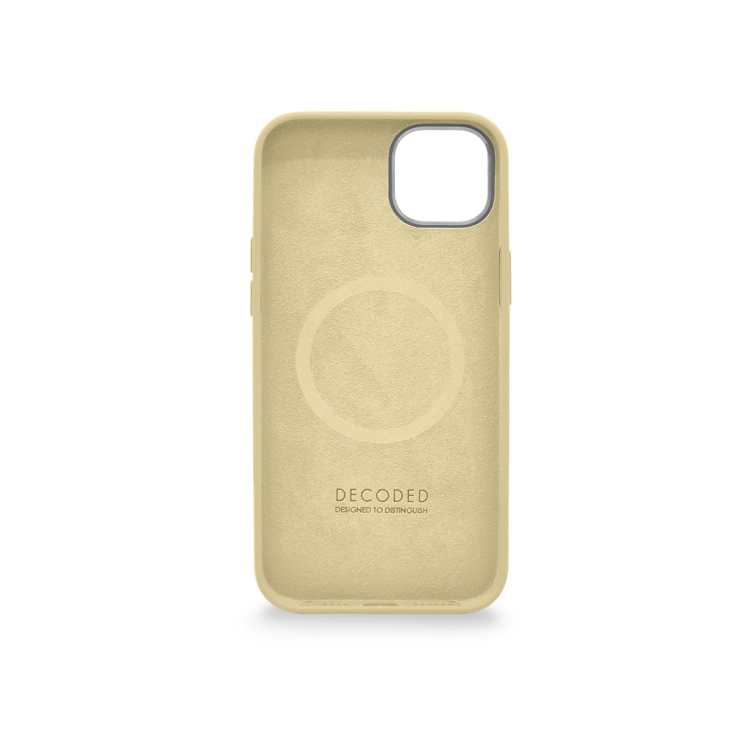 DECODED Silicone Back Cover for iPhone 14 - Sweet Corn