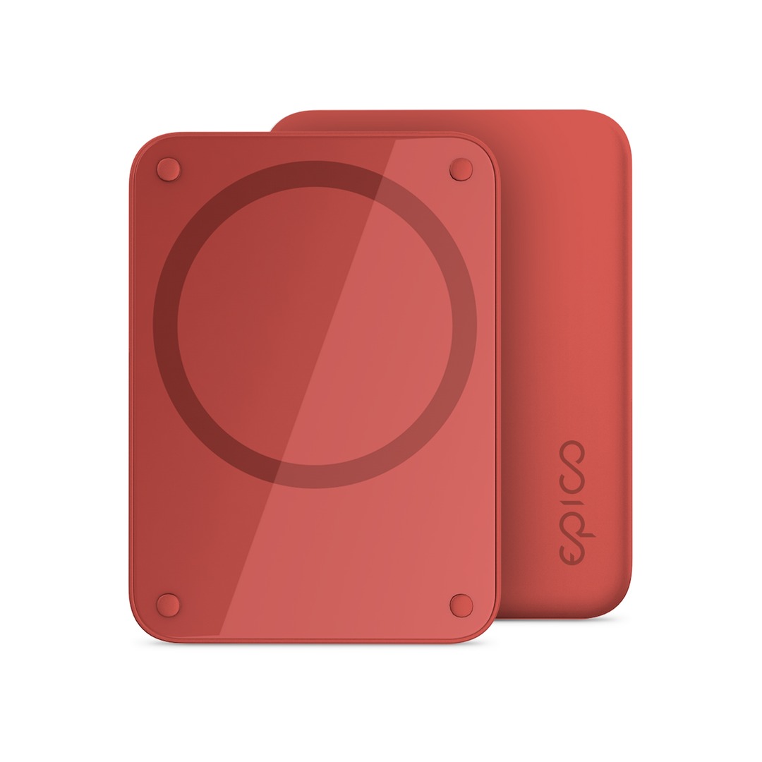 EPICO 4200mAh mágneses (MagSafe kompatibilis) powerbank - piros