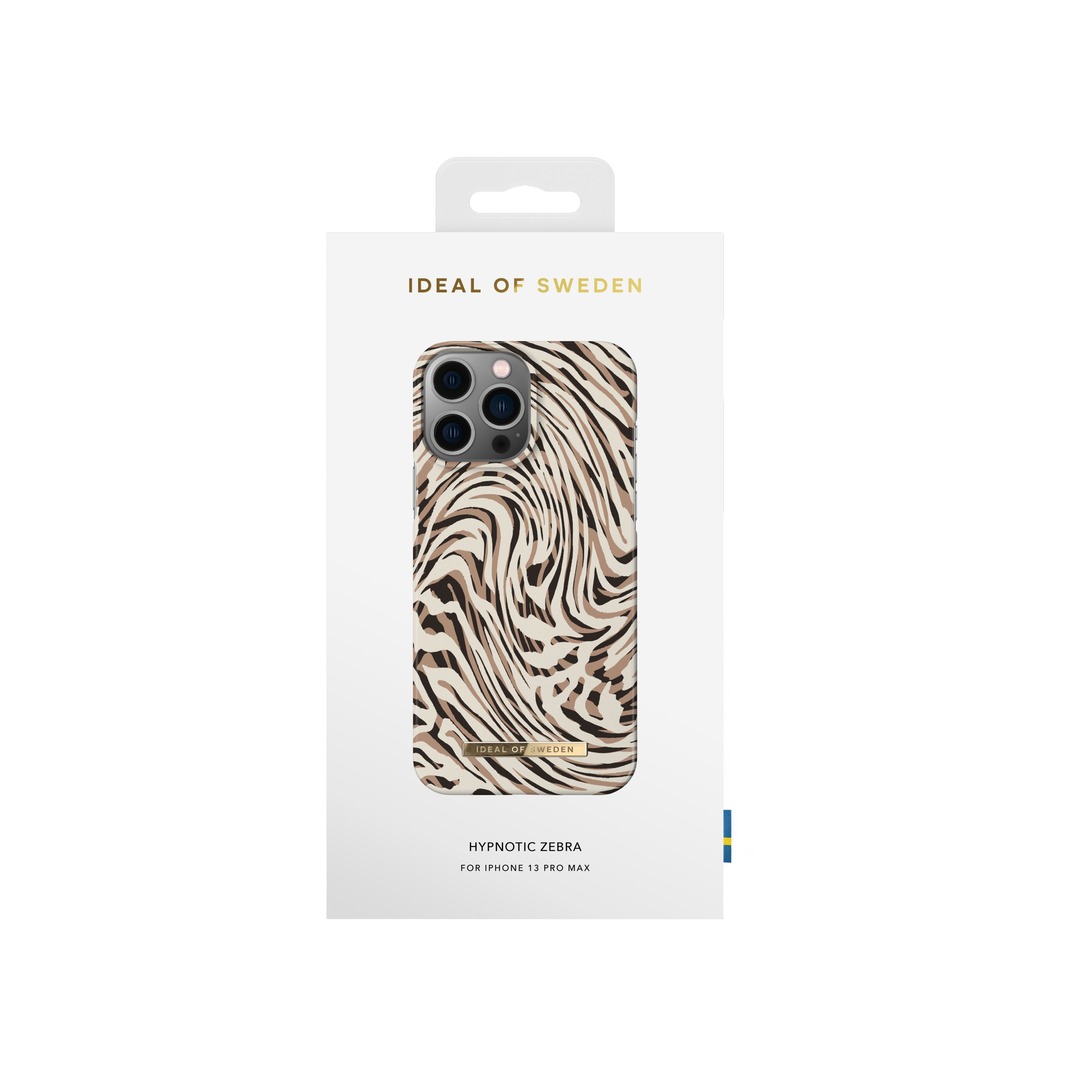 IDEAL OF SWEDEN Printed Case for iPhone 13 Pro Max - Hypnotic Zebra