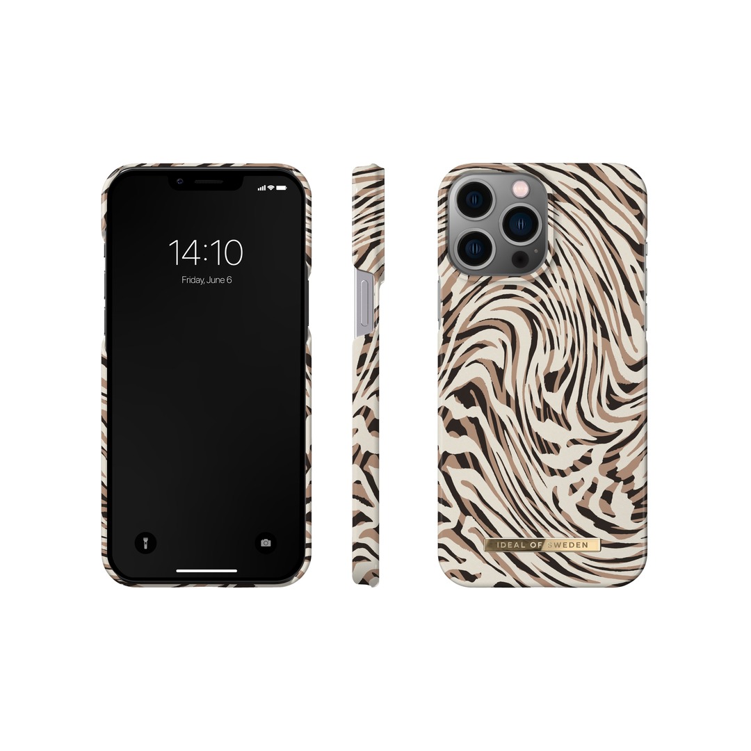 IDEAL OF SWEDEN Printed Case for iPhone 13 Pro Max - Hypnotic Zebra
