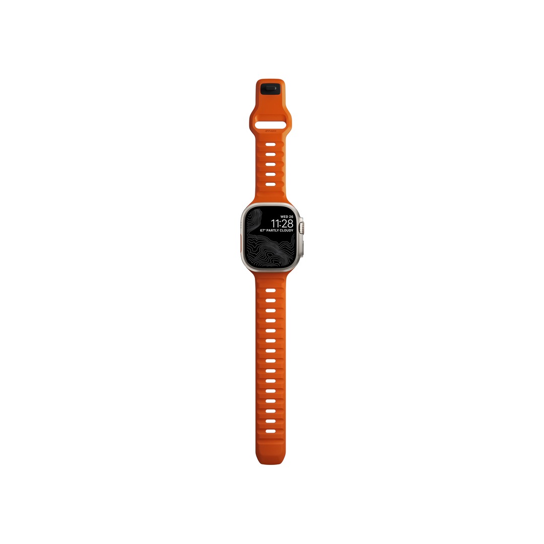NOMAD Apple Watch 42/44/45/49mm sportszíj - narancs