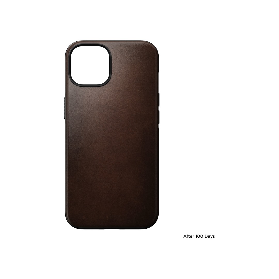 NOMAD Leather Case for iPhone 14 - Brown