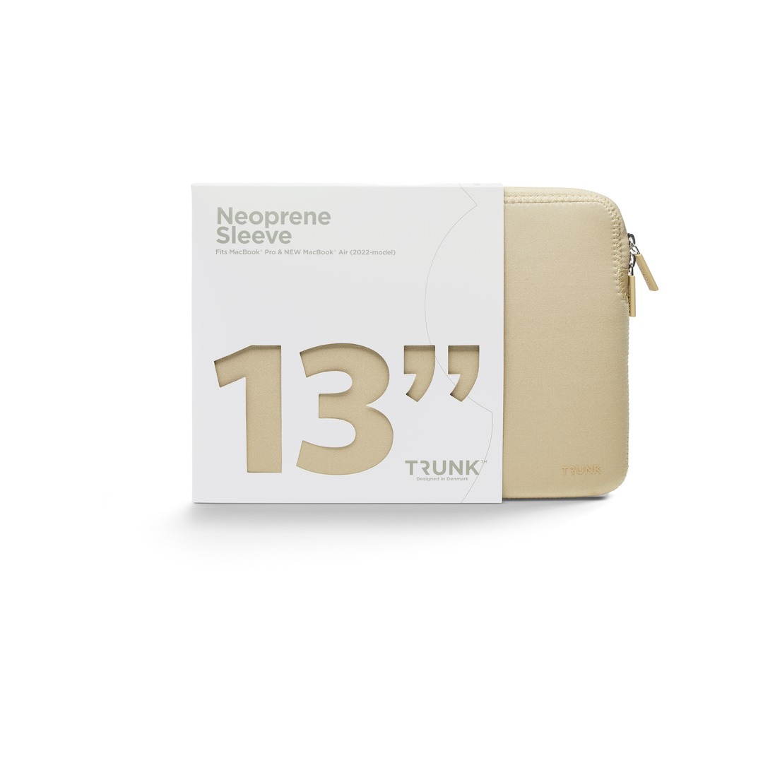 TRUNK Neoprene Sleeve for 13" MacBook - Gold
