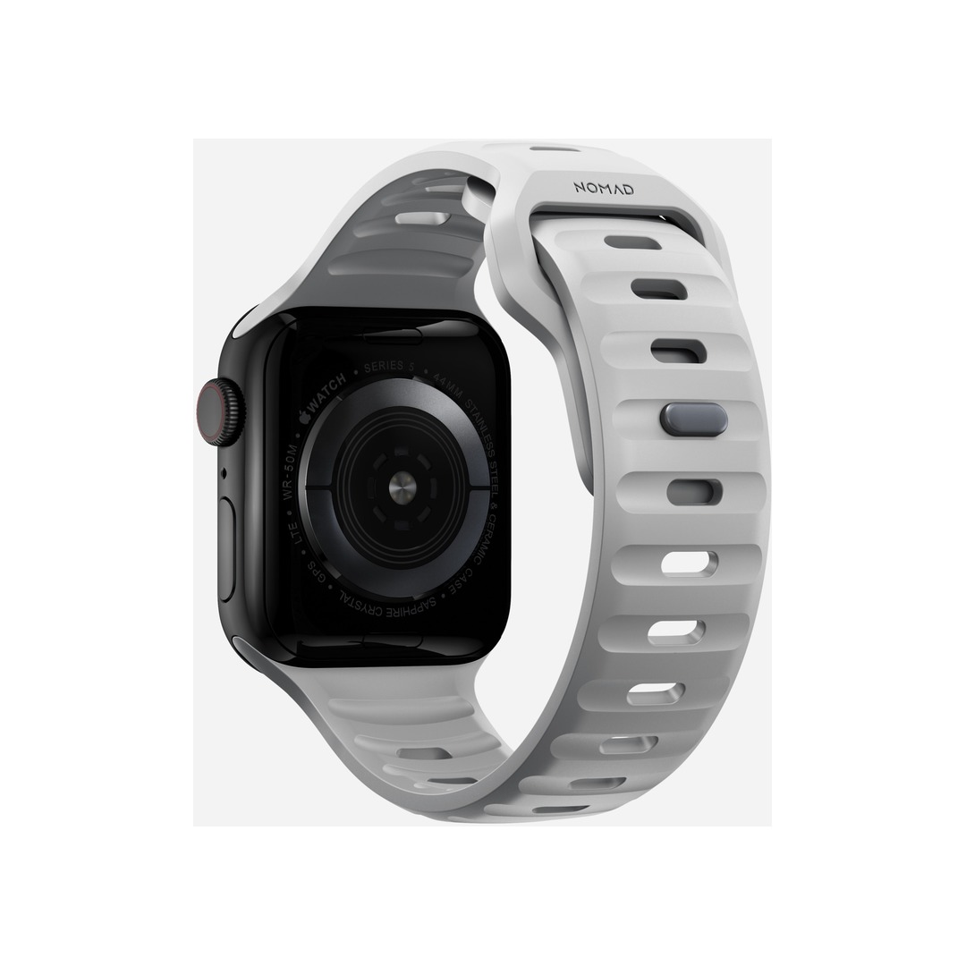 NOMAD Apple Watch 42/44/45/49mm sportszíj M/L - szürke