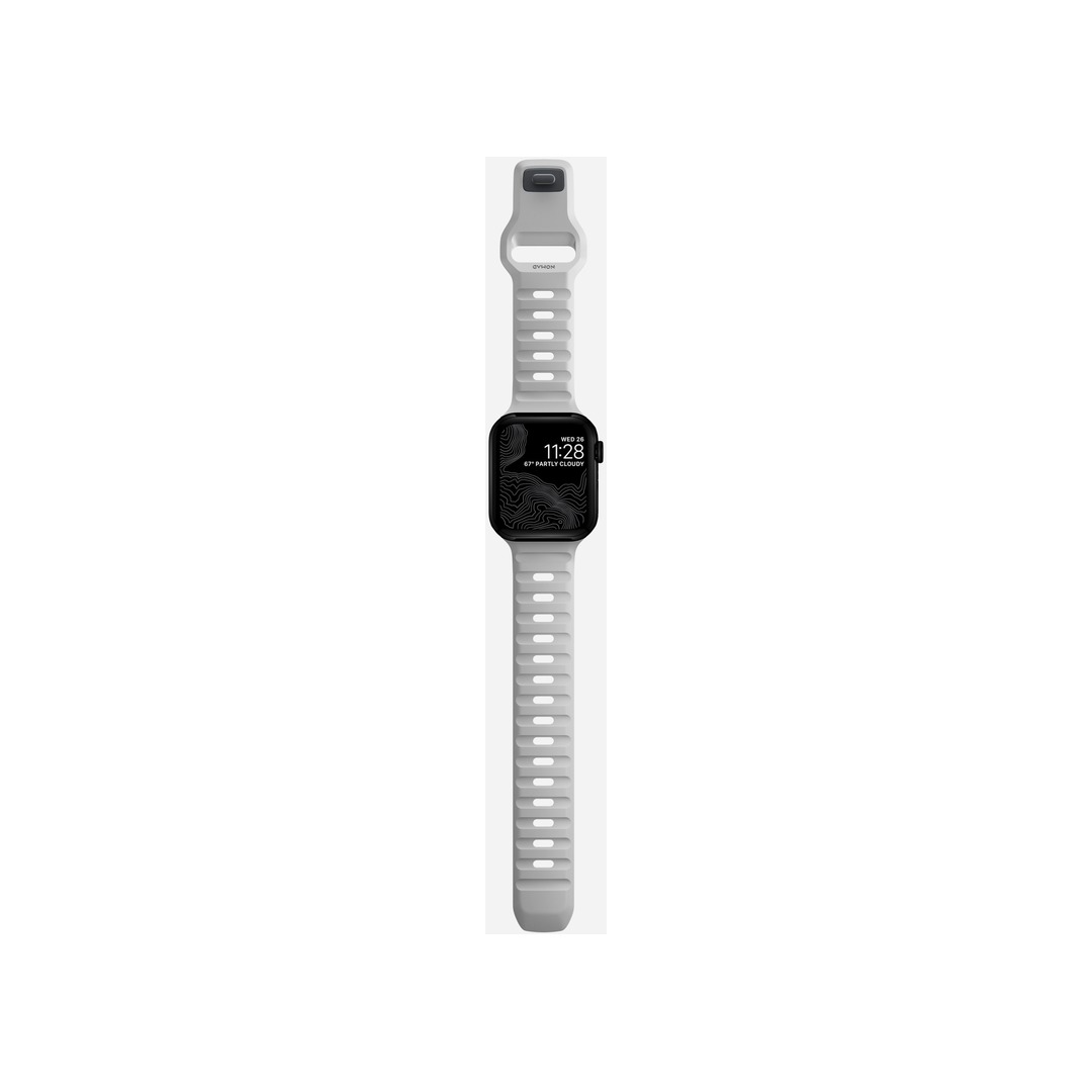 NOMAD Apple Watch 42/44/45/49mm sportszíj M/L - szürke