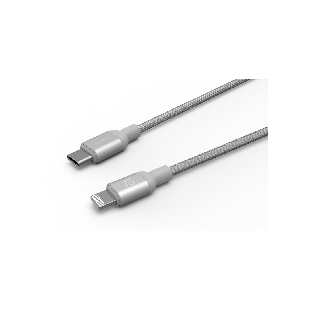 ADAM ELEMENTS PeAk II USB-C Lightning Kábel 1.2m - ezüst