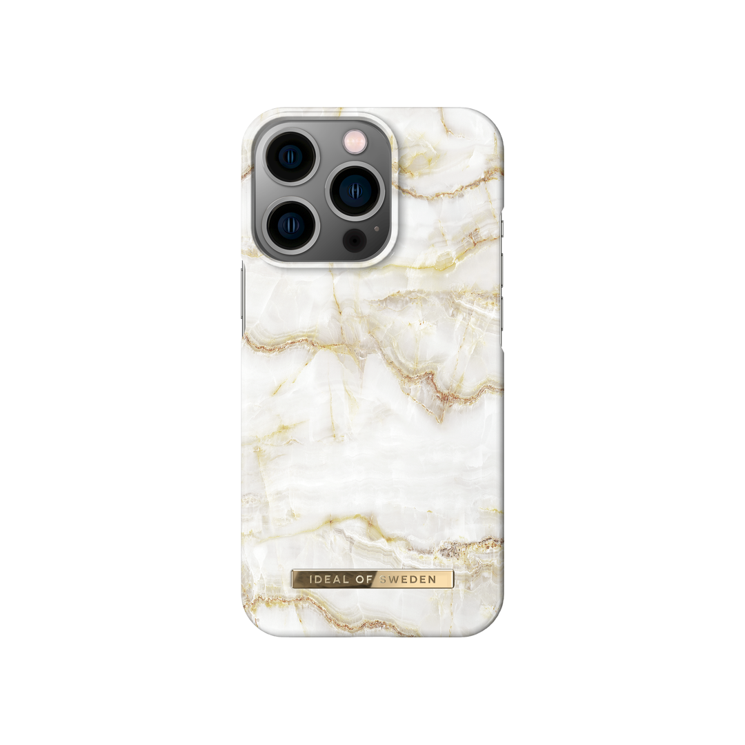 IDEAL OF SWEDEN Printed Case for iPhone 13 Pro - Golden Pearl Marble