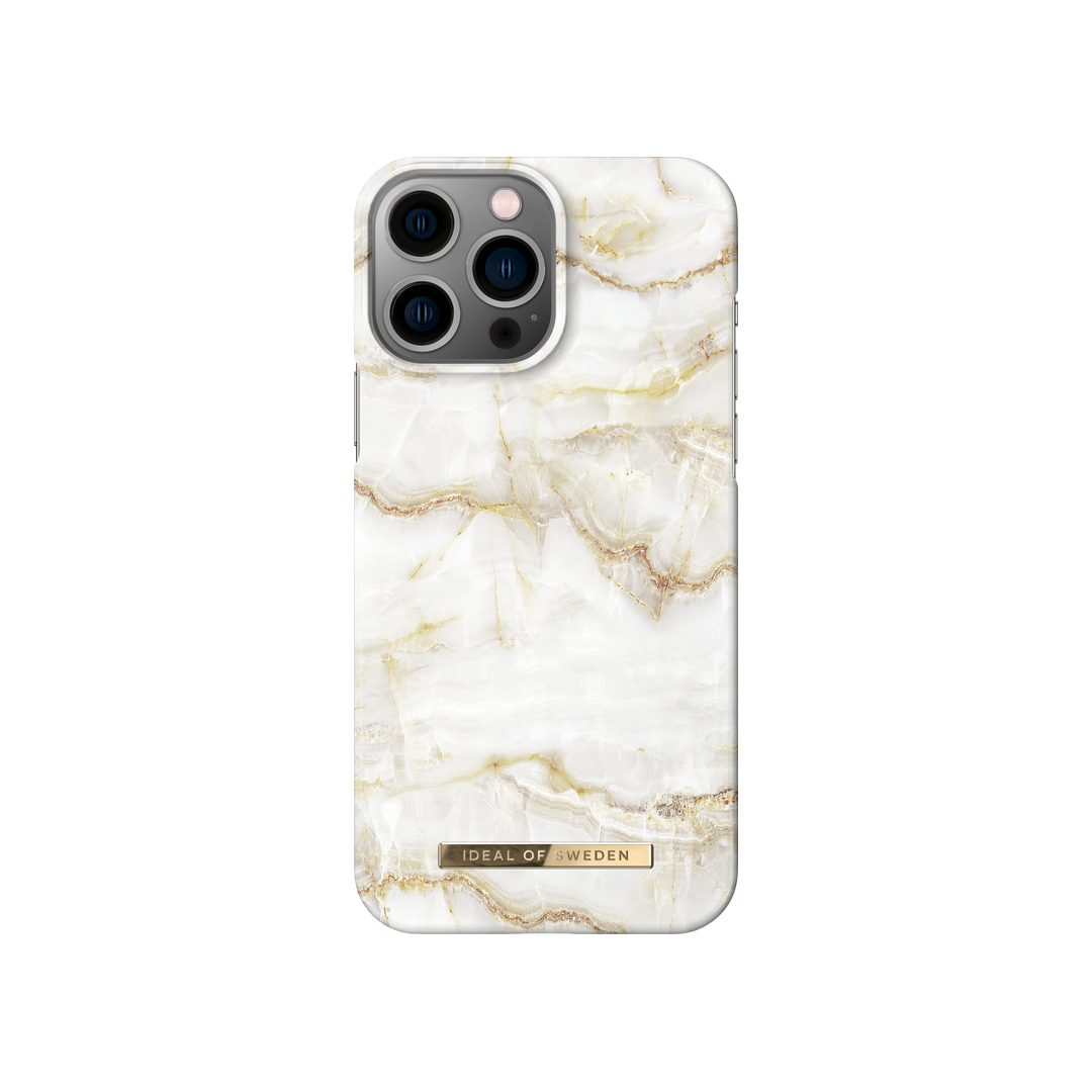 IDEAL OF SWEDEN Printed Case for iPhone 13 Pro Max - Golden Pearl Marble