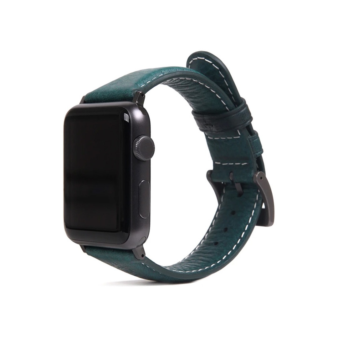 SLG Design D6 Apple Watch 38/40/41mm kék bőrszíj