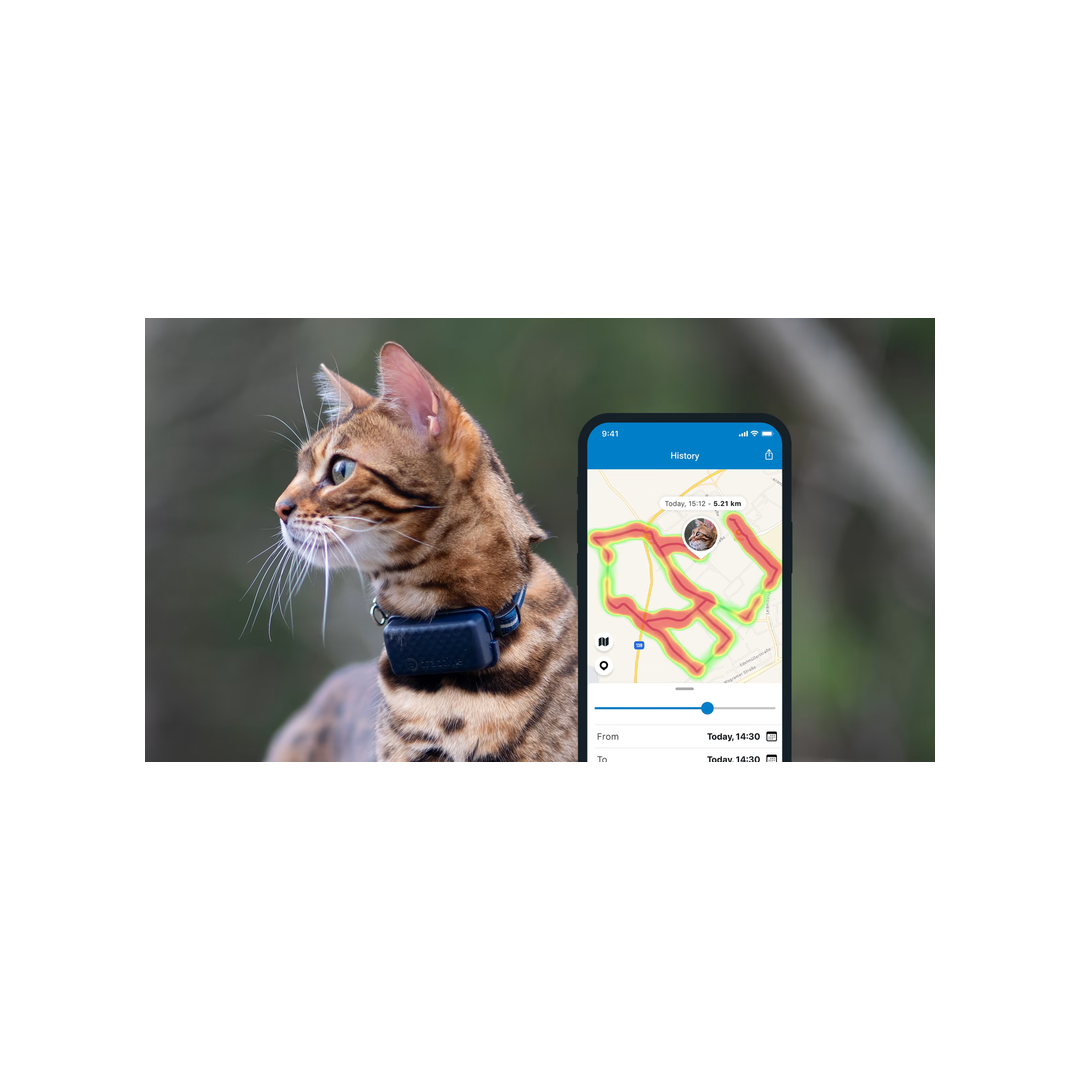 TRACTIVE GPS CAT Mini nyomkövető macskáknak - Sötétkék