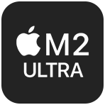 Mac Pro M2 Ultra 24-core CPU/60-core GPU/64GB RAM/1TB SSD - Tower