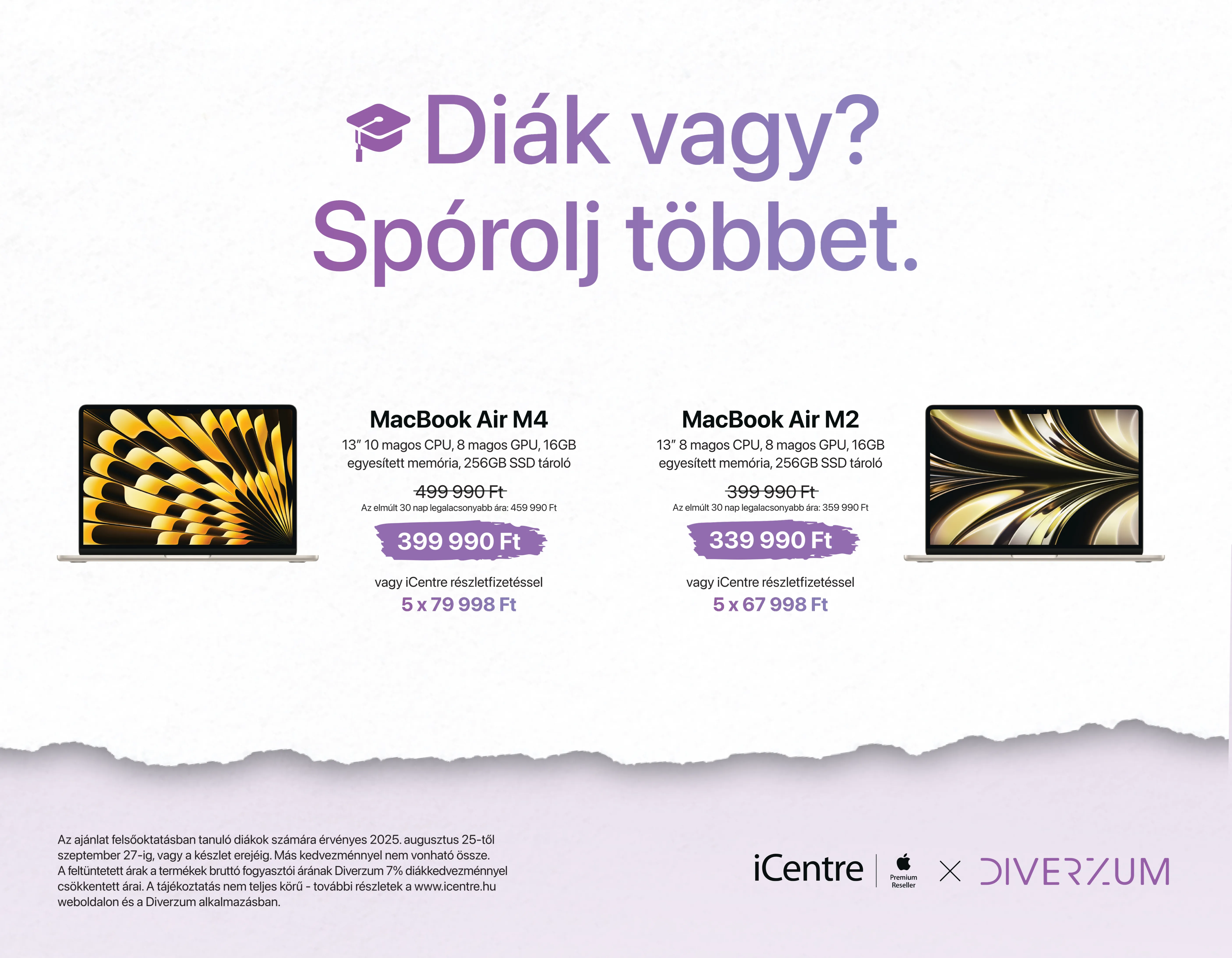 Diák vagy? Spórolj többet.