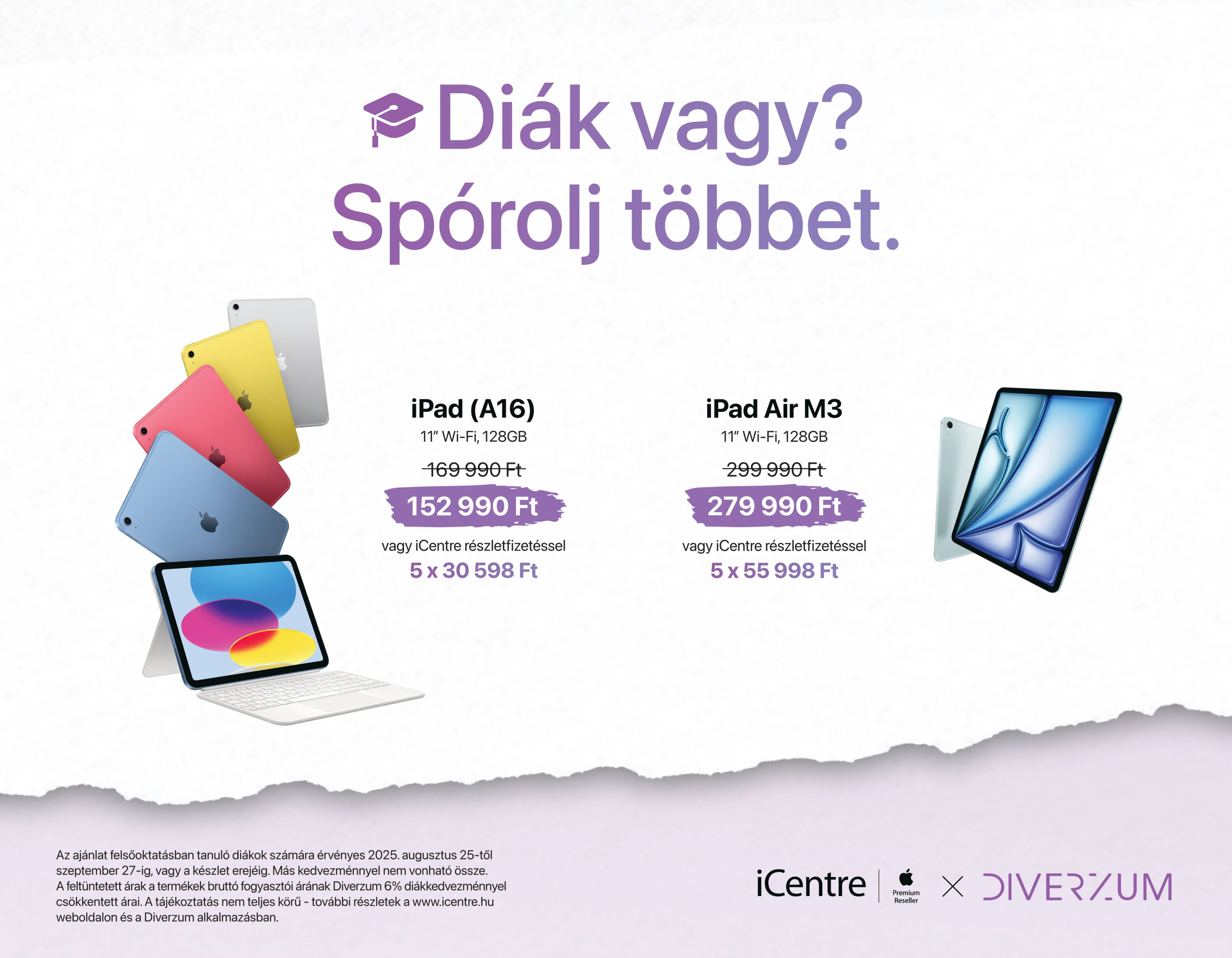 Diák vagy? Spórolj többet.