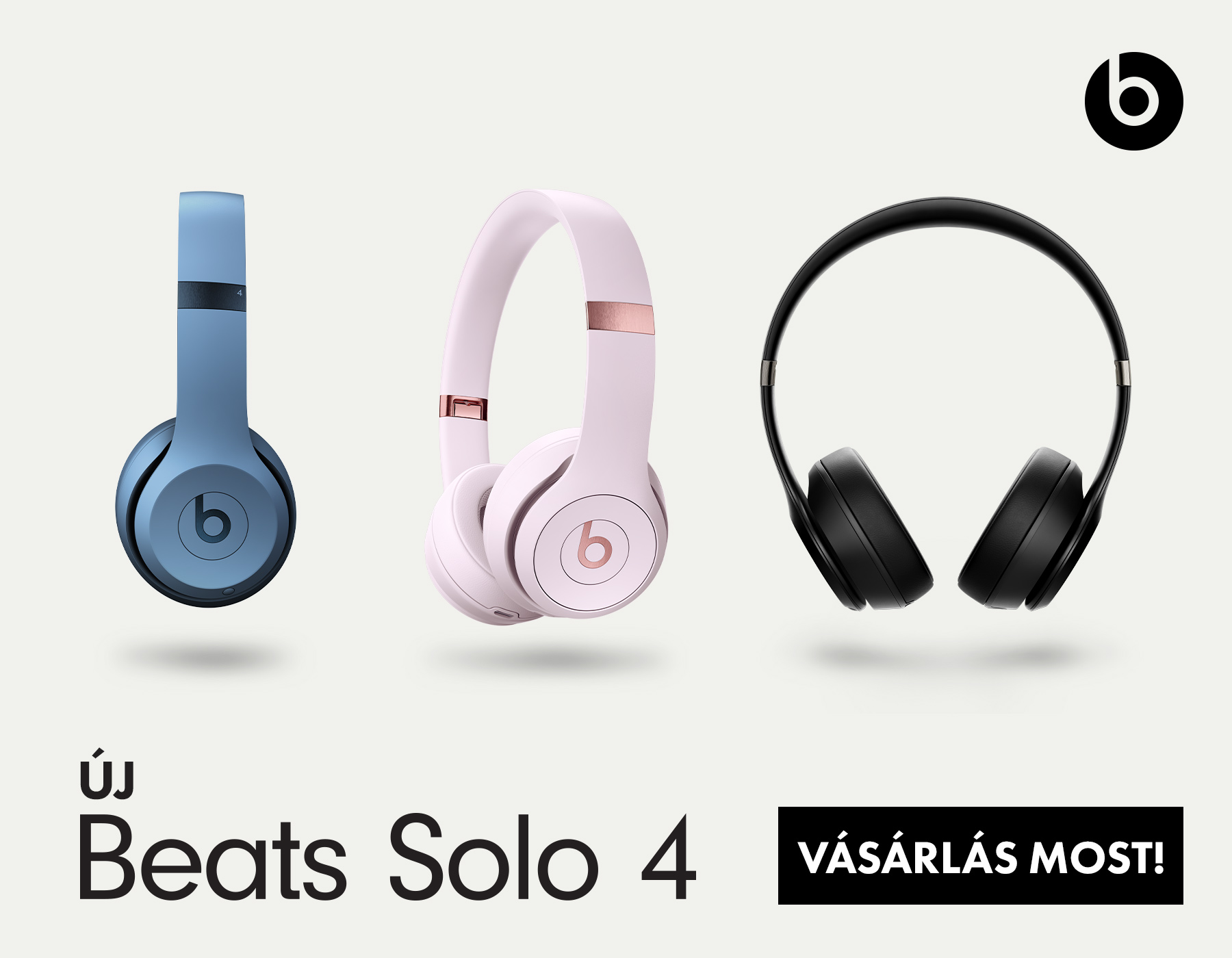 Új Beats Solo 4 fejhallgató.