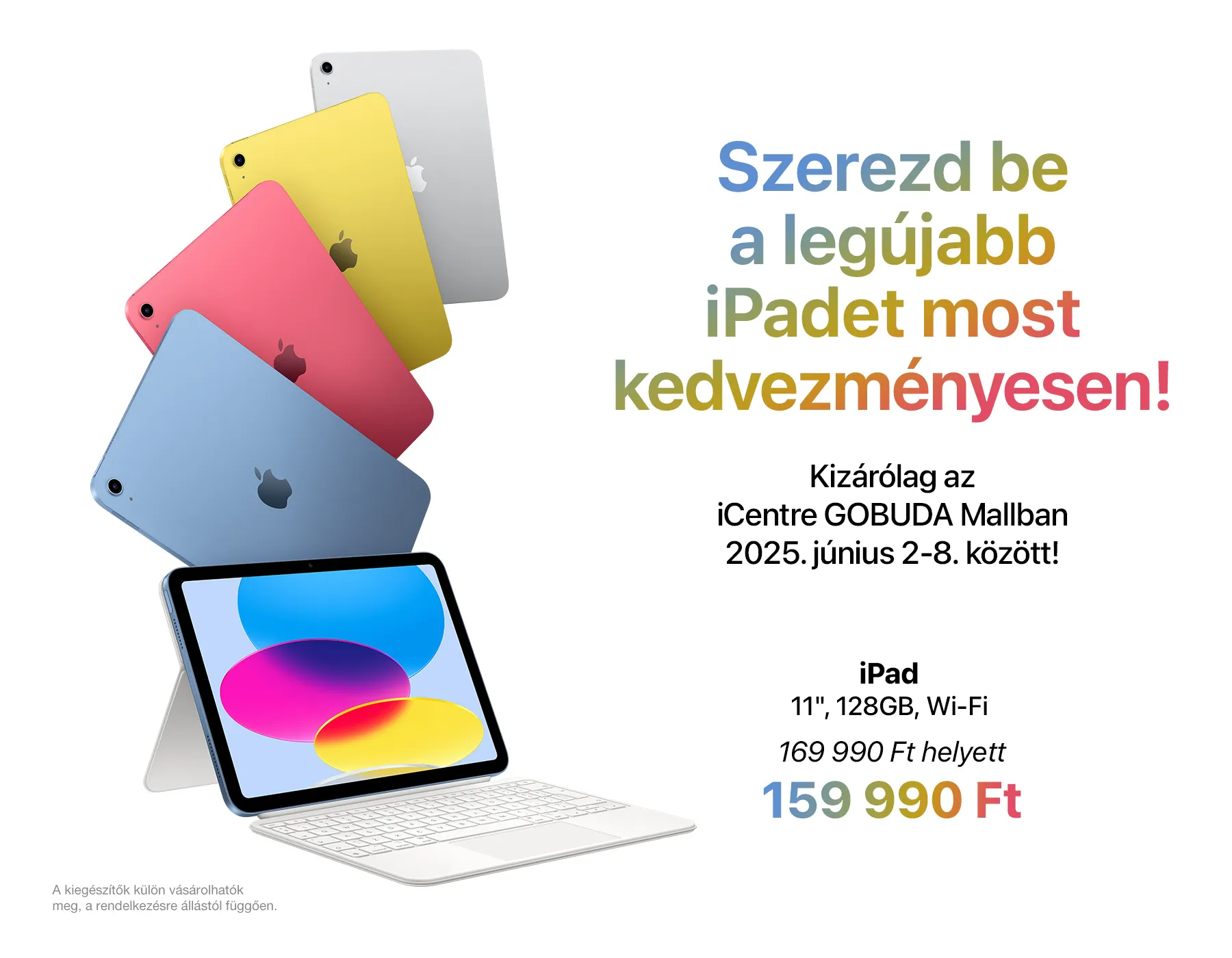 Szerezd be a legújabb iPadet most kedvezményesen!