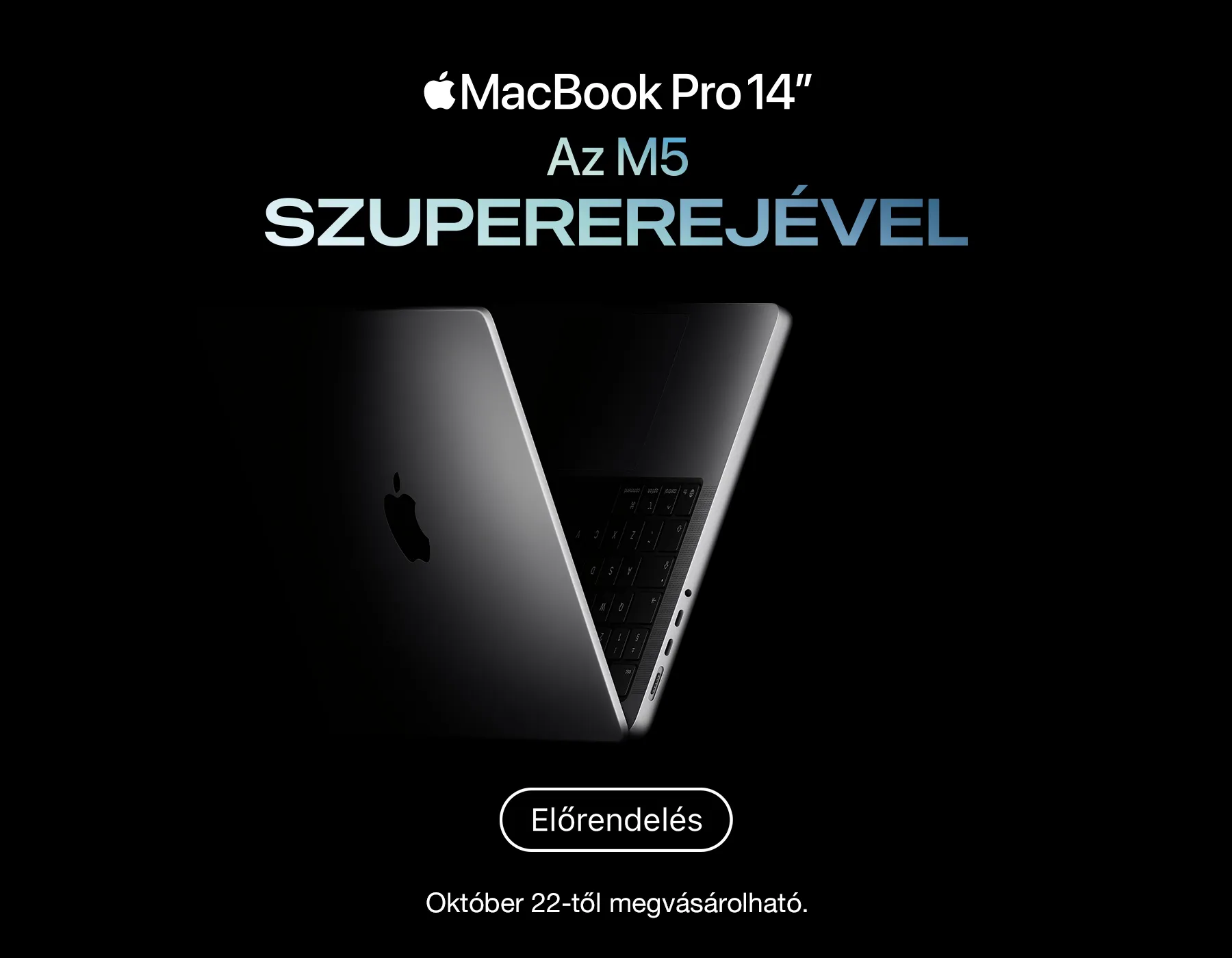 MacBook Pro 14″ Az M5 szupererejével.