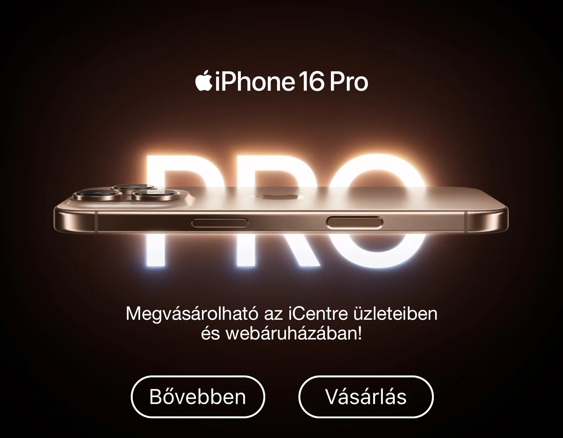 Új iPhone 16 Pro és Pro Max készülékek.