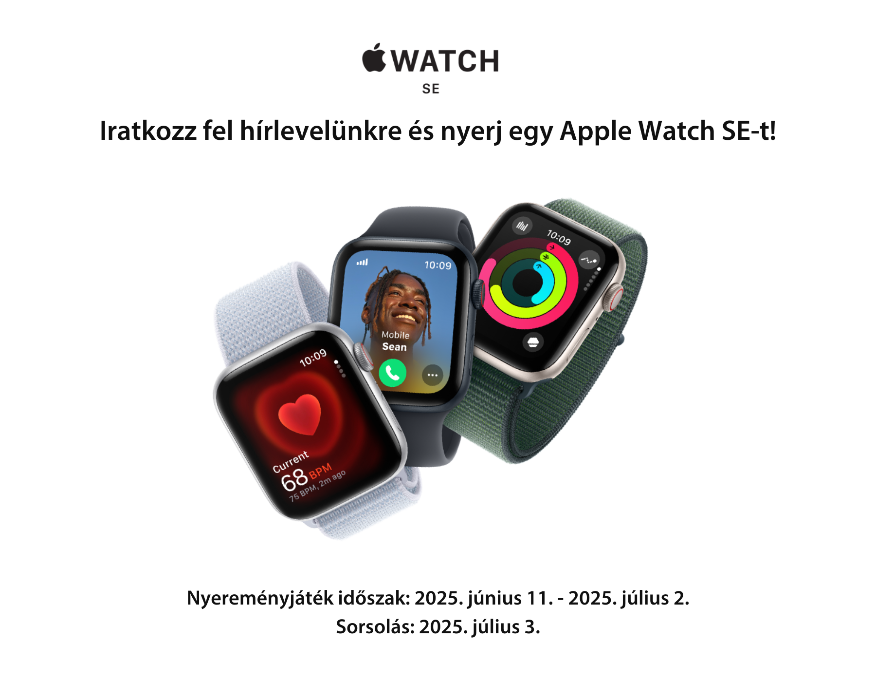 iCentre Apple Watch SE nyereményjáték