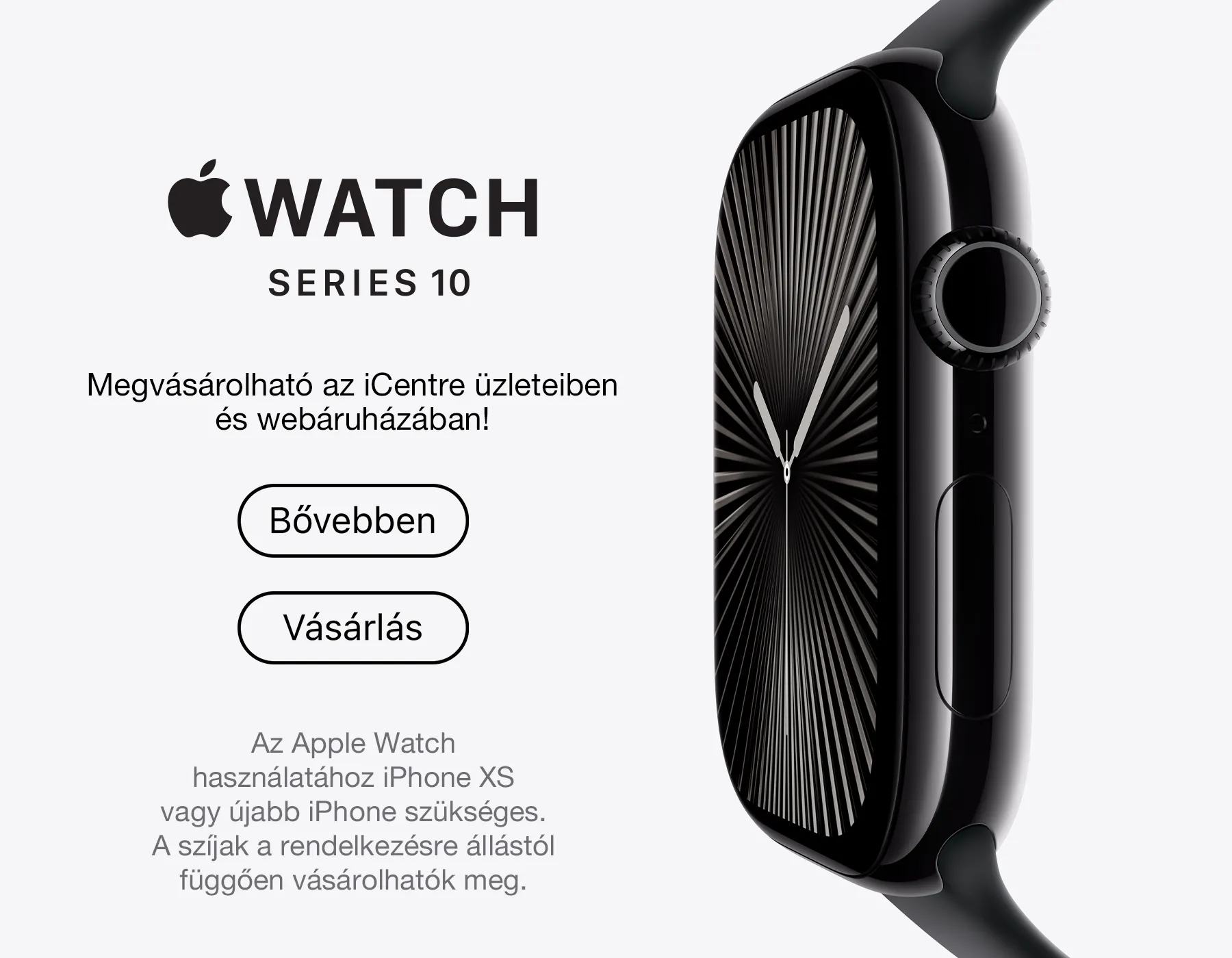 Új apple watch series 10.