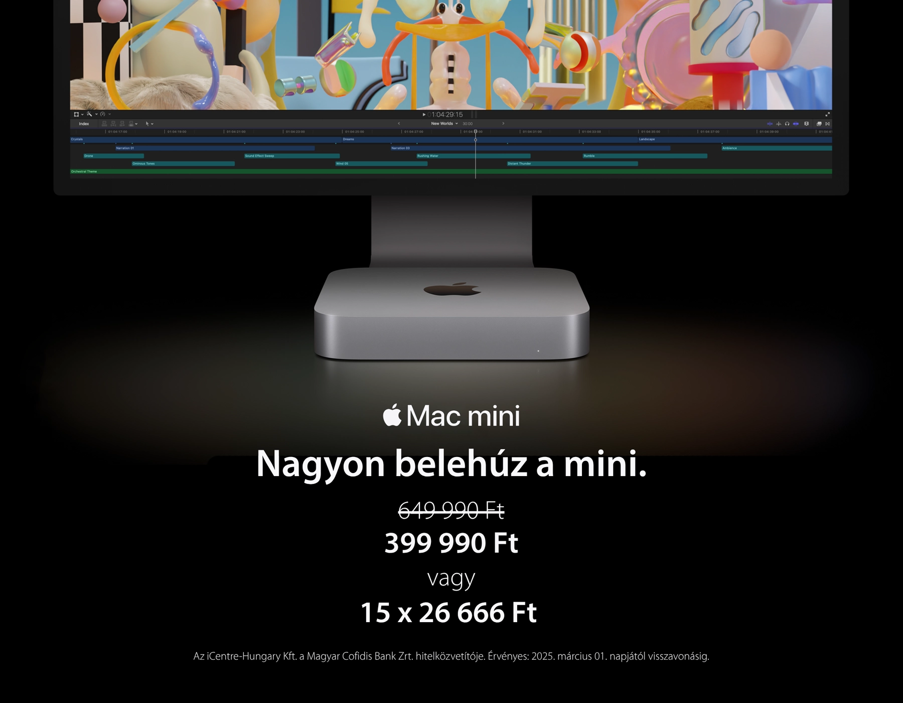M2 Pro chipes Mac mini már 399 990 Ft-ért!