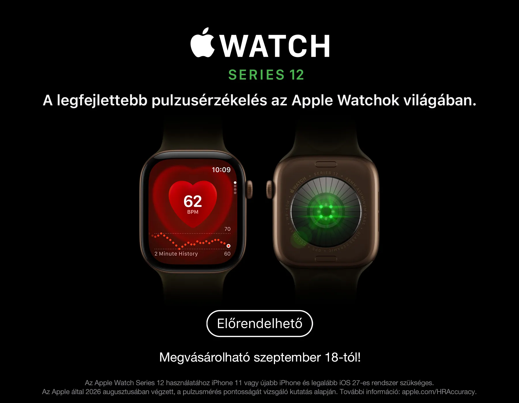 Új Apple Watch Series 12