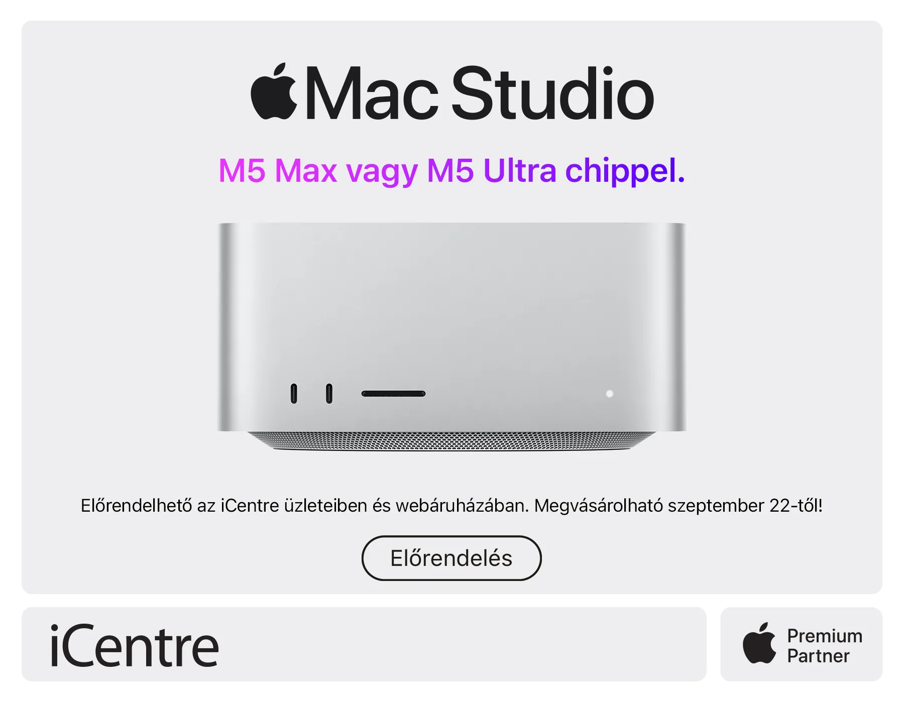 Új Mac Studio