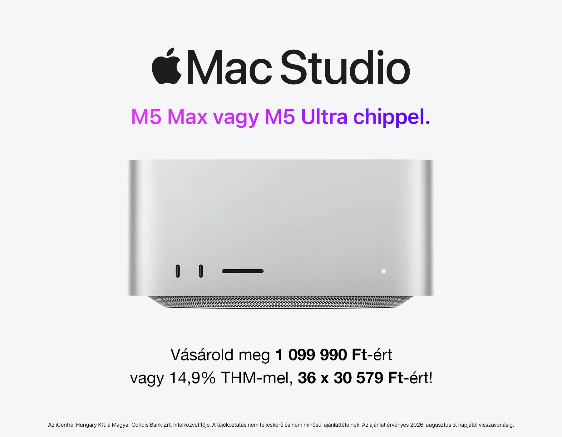 Új Mac Studio