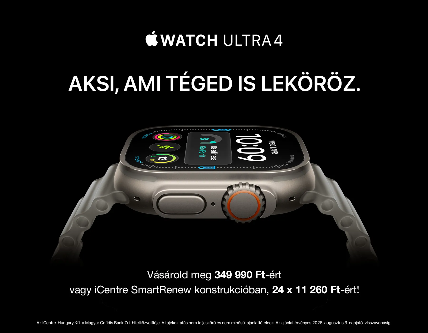 Új Apple Watch Ultra 4